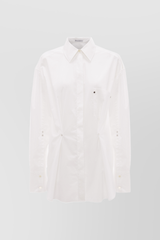 Rivet pleat shirt