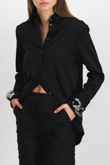 Silver chain link shirt
