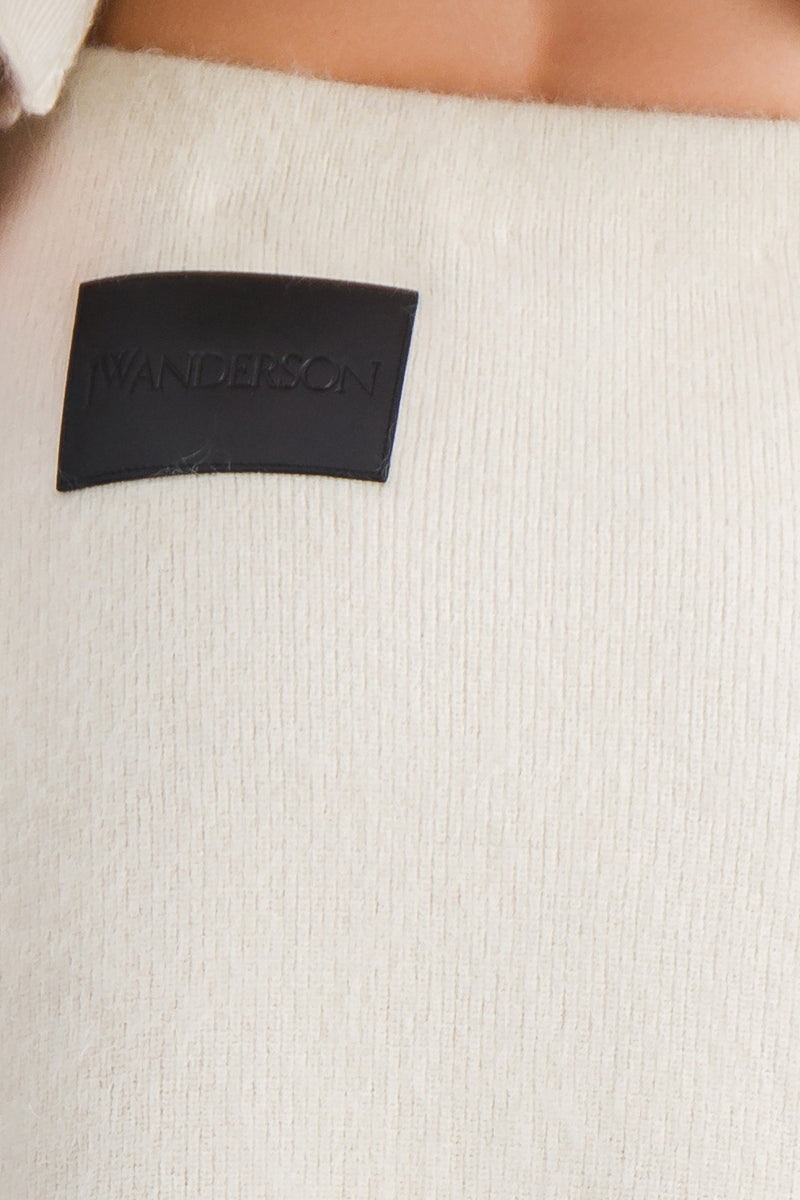 JW Anderson - Slit pencil knit skirt