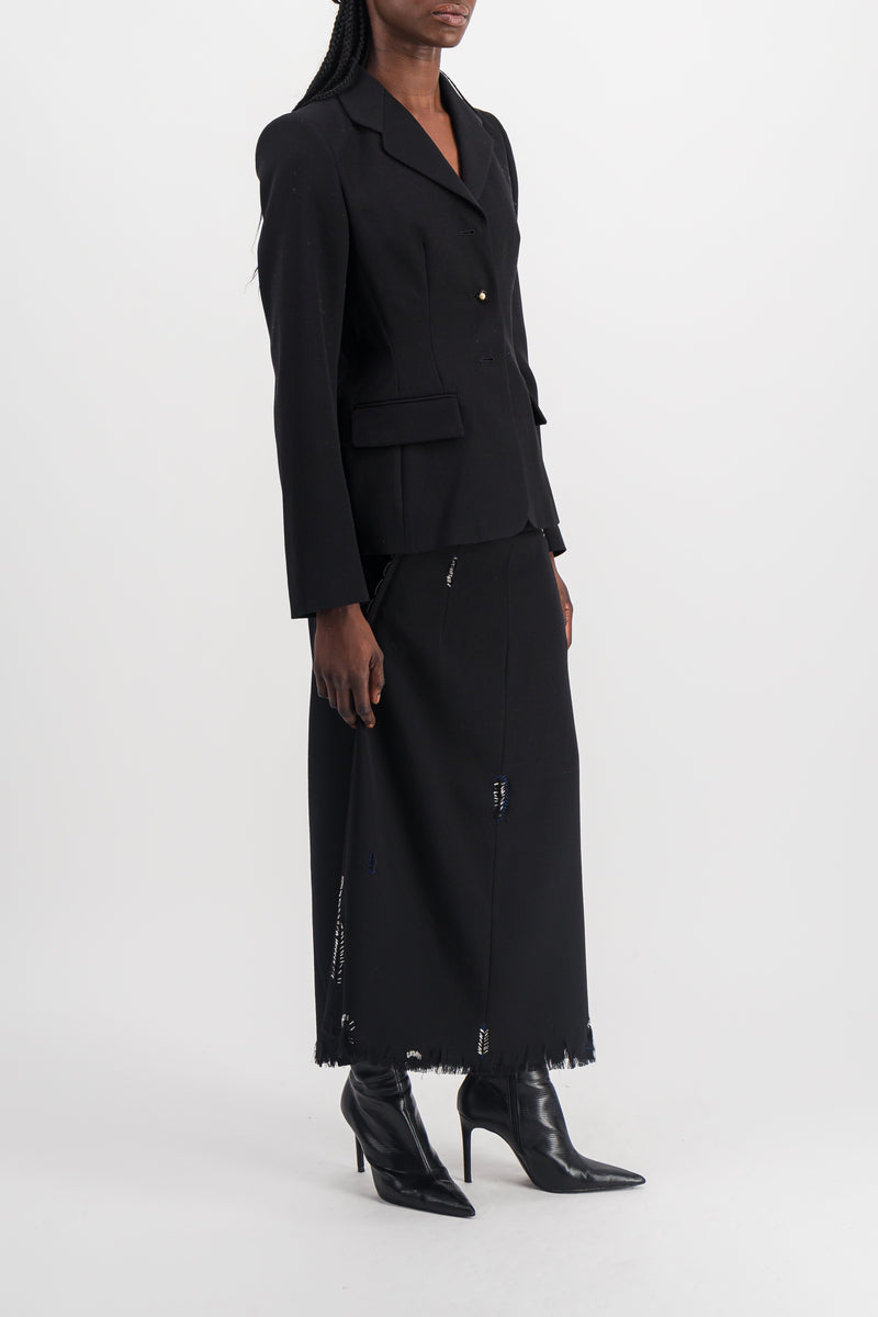 Marni - Fitted tailoring virgin wool blazer