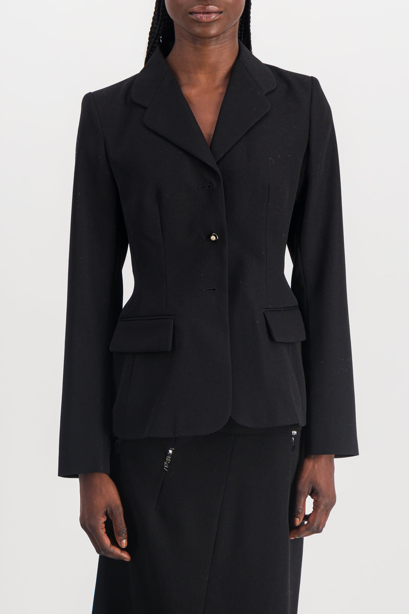 Marni - Fitted tailoring virgin wool blazer