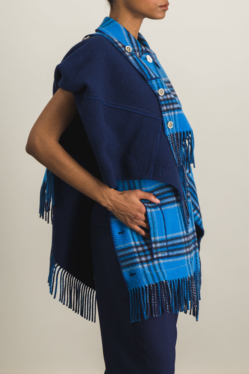 Marni - Reversible fringed wool jacket