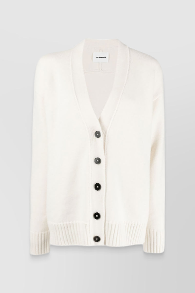 Jil Sander - Loose v-neck cashmere cardigan