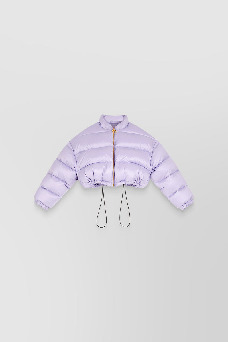 Patou - Cropped drawstring puffer jacket